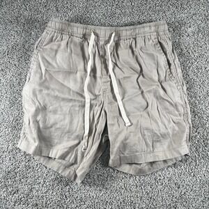 Vineyard Vines Shorts Mens Small‎ Beige Linen Chino Relax Casual Preppy Beach